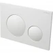 Кнопка смыва BelBagno BB-17C-BL для инсталляции, белый глянец