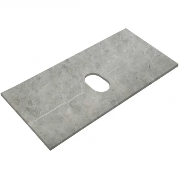 Столешница 100 см Marmo Grigio Lucido Belbagno KEP-100-MGL-W0