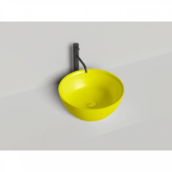 Раковина-чаша Salini S-Sense Alda 02 1102110GF 42,5x42,5 см, накладная, покраска по RAL глянец полностью