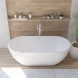 Ванна из литьевого мрамора Marmo Bagno Палермо MB-PL170-80 168x80 см, отдельностоящая, белый