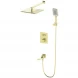 Душевой комплект Wonzon &amp; Woghand WW-88929003-BG 300 мм, с термостатом, золотой матовый