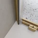 Душевая дверь BelBagno Luce LUCE-BF-1-100-C-ORO 100 см, профиль золотой, стекло прозрачное