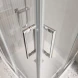 Душевой уголок BelBagno Luce LUCE-AH-2-120/90-C-Cr 120x90 см, профиль хром, стекло прозрачное