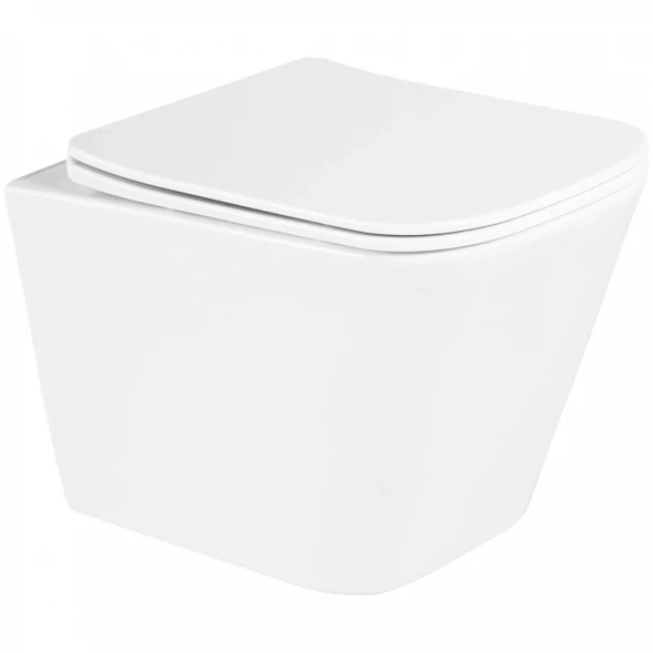 Комплект подвесной унитаз BelBagno Due BB3103CHR/SC + система инсталляции Tece 9400413
