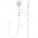 Душевой набор BelBagno BB-DFS-5-CRM