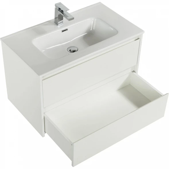 Тумба Bianco Opaco 80 см BelBagno Kraft KRAFT-800-2C-SO-BO