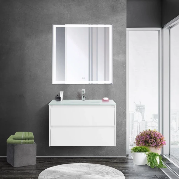 Тумба Bianco Opaco 80 см BelBagno Kraft KRAFT-800-2C-SO-BO
