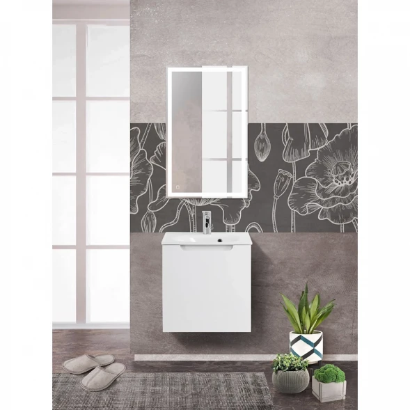 Тумба Bianco Lucido 49,6 см BelBagno Etna ETNA-500-1A-SO-BL-P-R