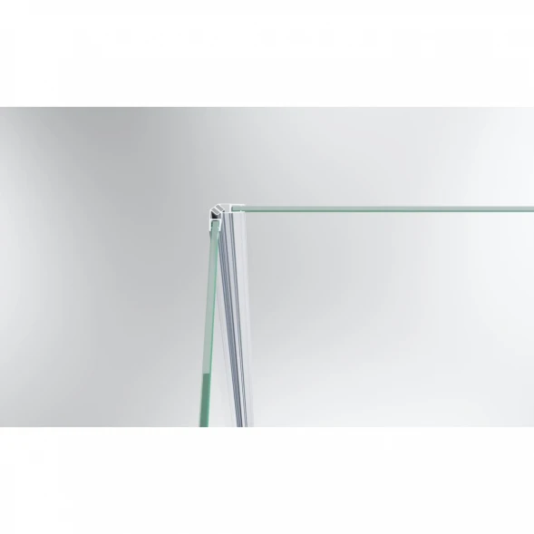 Душевой уголок 90x100 см BelBagno Kraft KRAFT-AH-12-90/100-C-Cr-L прозрачное