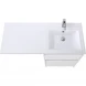 Тумба с раковиной Bianco Opaco 120,3 см BelBagno Kraft KRAFT-LVD-580/1200-2C-PIA-BO + BB1200/480-LV-MR-R