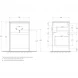 Тумба с раковиной Bianco Opaco 120,3 см BelBagno Kraft KRAFT-LVD-580/1200-2C-PIA-BO + BB1200/480-LV-MR-R