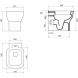 Приставной унитаз BelBagno Vaso BB127CB