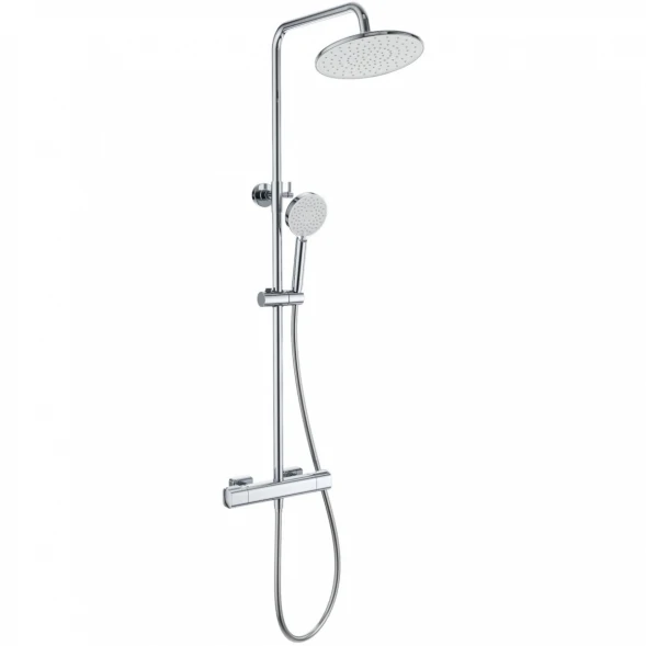 Душевая система Wonzon &amp; Woghand Stay 1 WW-B3051-A-CR 230 мм, с термостатом, хром