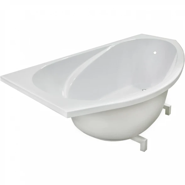 Ванна из литьевого мрамора Marmo Bagno Турин MB-TL170-95 170x95 см L, белый