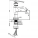 Смеситель для раковины AltroBagno Beatrice AltroBagnoBeatrice0113BrNe