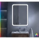 Зеркало Cezares CZR-SPC-MC-600-800-RGB-TCH 60x80 см, с разноцветной подсветкой, сенсорным выключателем, диммером