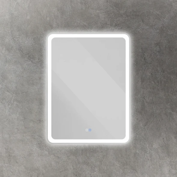 Зеркало Cezares CZR-SPC-MC-600-800-RGB-TCH 60x80 см, с разноцветной подсветкой, сенсорным выключателем, диммером