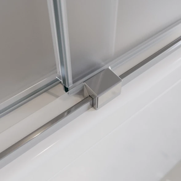 Шторка на ванну Cezares Tandem Soft TANDEM-SOFT-VF-2-180/145-P-Cr 180 см, профиль хром, стекло текстурное