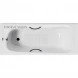 Ванна чугунная Vinsent Veron Concept VCO1407042H/VH0015BL-AS 140x70 см, с ручками, антискользящим покрытием, белый