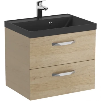 Тумба под раковину BelBagno Aurora AURORA-600-2C-SO-RNN 59,6 см, подвесная, Rovere Nebrasca Nature