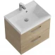 Тумба под раковину BelBagno Aurora AURORA-600-2C-SO-RNN 59,6 см, подвесная, Rovere Nebrasca Nature