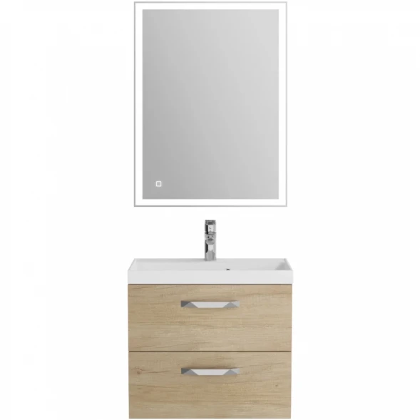 Тумба под раковину BelBagno Aurora AURORA-600-2C-SO-RNN 59,6 см, подвесная, Rovere Nebrasca Nature