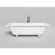 Ванна из литьевого мрамора Salini S-Stone Orlanda Axis 103221M 191,1x80,5 см, белый матовый