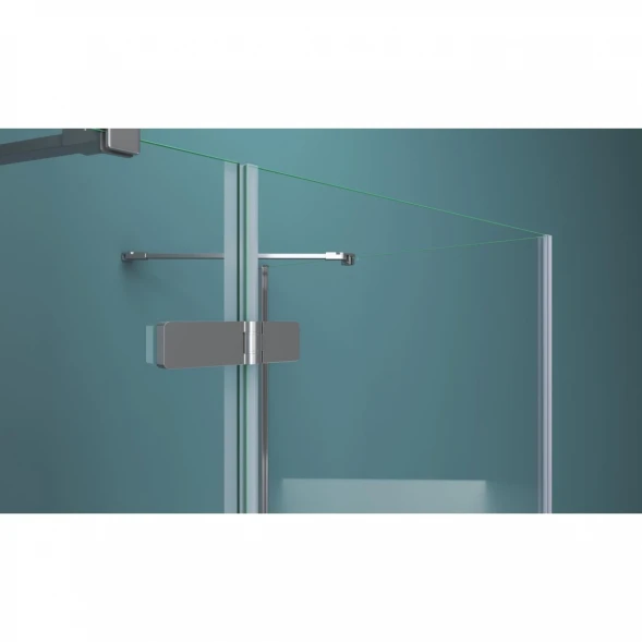 Душевой уголок 90x80 см BelBagno Kraft KRAFT-AH-12-90/80-C-Cr-L прозрачное