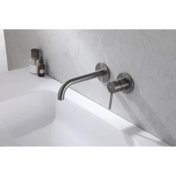 Смеситель для раковины Abber Wasser Kreis AF8112NG встраиваемый, никель