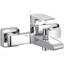 Смеситель для ванны AQUAme Prato AQMP6122 с душевым гарнитуром, хром