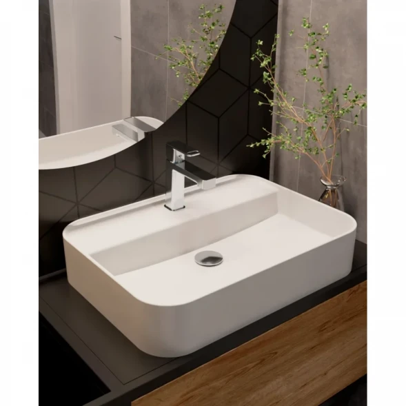 Смеситель для раковины AQUAme Parma AQM6610CR без донного клапана, хром