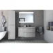 Шкаф одностворчатый 34x55 см Grigio Lucido L Cezares Vague 54856