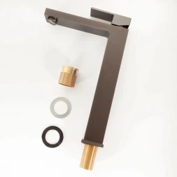 Смеситель для раковины Hansberge H2070BG графит
