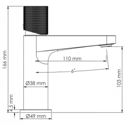 Смеситель для раковины WasserKRAFT Mosel 4603