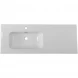 Раковина BelBagno BB1200ETL-L 121x46,5 см L, накладная, белый