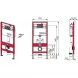 Комплект подвесной унитаз BelBagno Uno BB3105CHR/SC + система инсталляции Tece 9400412