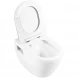Унитаз подвесной BelBagno Loto BB070CHR/SC безободковый, с сиденьем микролифт, белый
