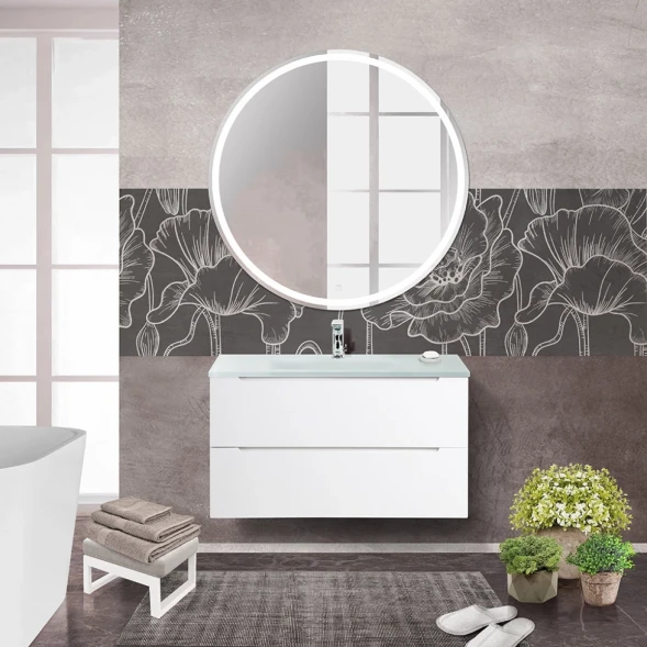 Тумба Bianco Opaco 89,6 см BelBagno Etna ETNA-900-2C-SO-BO-P
