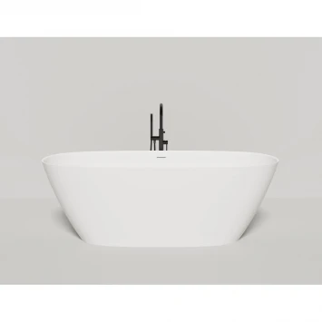 Ванна из литьевого мрамора Salini S-Sense Sofia 102519G 185x90 см, отдельностоящая, белый глянец