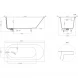 Ванна из литьевого мрамора Salini S-Sense Ornella Kit 102412MF 180x80 см, покраска по RAL матовый полностью