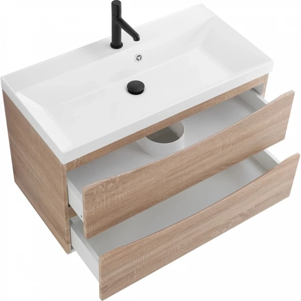 Тумба Rovere Bianco 89,6 см BelBagno Marino MARINO-900-2C-SO-WO-P
