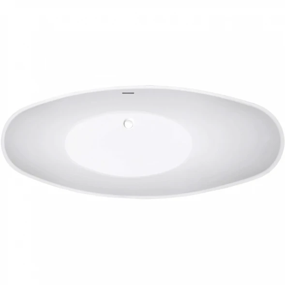 Акриловая ванна Abber AB9233DB 183,5x78,5 см, отдельностоящая, синий