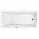 Акриловая ванна Whitecross Palace 0104.170075.100.SOFT.BR 169,5x75 см, с гидромассажем, белый
