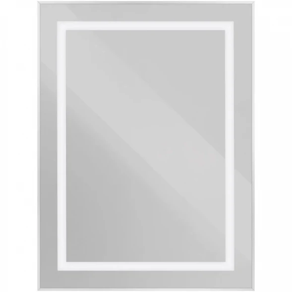 Зеркало BelBagno Kraft SPC-KRAFT-500-800-SENS-AL 50x80 см, с LED-подсветкой, сенсорным выключателем, алюминий