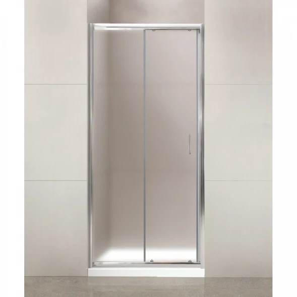Душевая дверь 155 см BelBagno Uno UNO-195-BF-1-155-P-Cr текстурное стекло