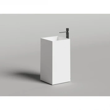 Раковина Salini S-Sense Armonia Square 01 130511G 46x46 см, напольная, белый глянец