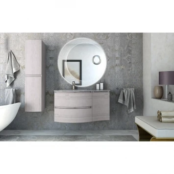 Пенал Cezares Vague 54850 подвесной L/R, Rovere Sbiancato