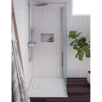 Душевой поддон из литьевого мрамора 140x90 см Cezares Titan TRAY-TITAN-AH-140/90-25-W