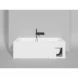 Ванна из литьевого мрамора Salini S-Sense Orlanda Kit 102116M 170x80 см, белый матовый