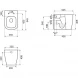 Приставной унитаз BelBagno Prado BB10150CB